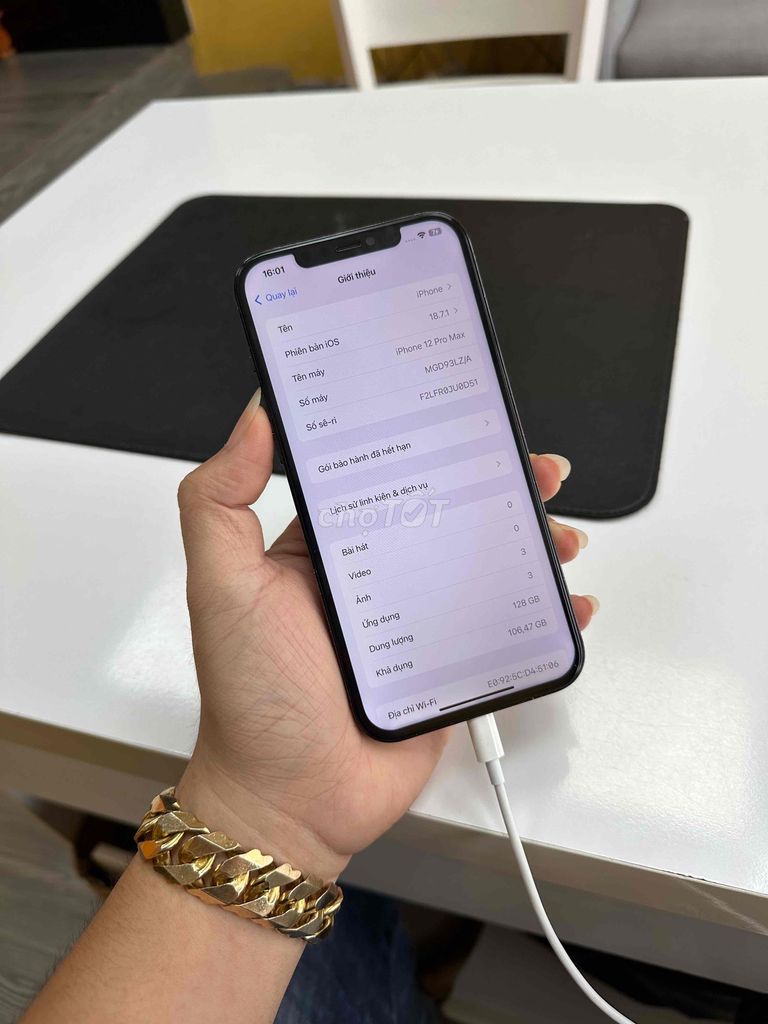 Apple iPhone 12 Pro Max 128GB Xanh. Mua bán Điện thoại tại Thành phố Cà Mau Cà Mau được đăng bởi Duy Thái Apple hình 1