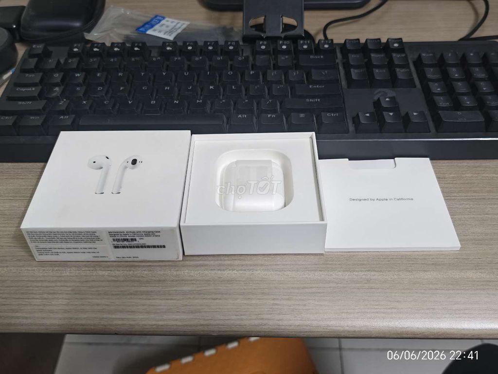 Tai nghe Apple AirPods 2. Mua bán Tivi, Âm thanh tại Quận Gò Vấp Tp Hồ Chí Minh được đăng bởi tuấn hình 1