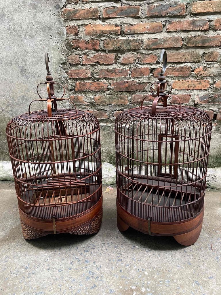 Lồng chim tre Nâu tự nhiên chắc chắn. Mua bán Phụ kiện, Thức ăn, Dịch vụ tại Quận Tây Hồ Hà Nội được đăng bởi xuanloc hình 1