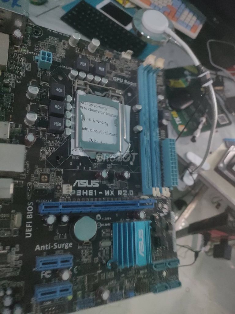 Main H61+Ram 8gb 4x2 Full test . Mua bán Linh kiện (RAM, Card...) tại Huyện Thống Nhất Đồng Nai được đăng bởi Tiệm Máy Tính Quen hình 1