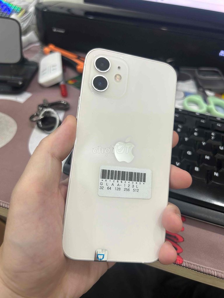 iPhone 12 trắng 128G quốc tế full cn