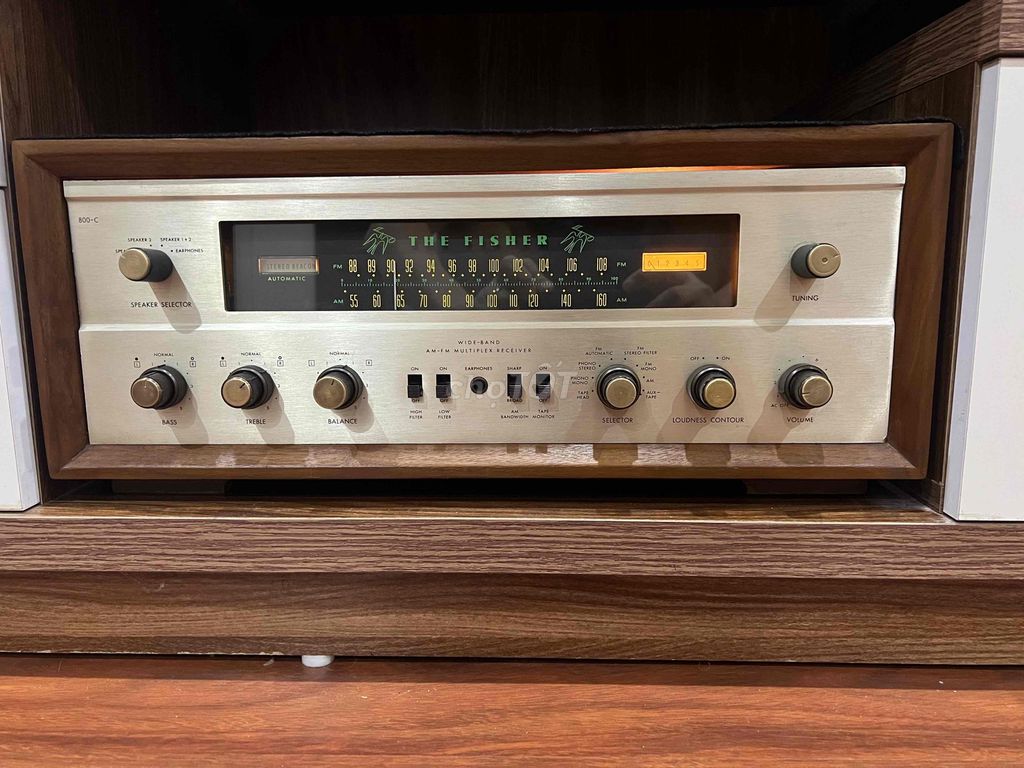 Ampli đèn Fisher 800C Vàng đồng. Mua bán Tivi, Âm thanh tại Quận Nam Từ Liêm Hà Nội được đăng bởi tu do hình 1
