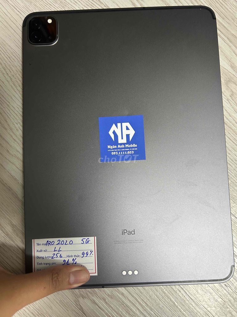 Apple iPad Pro 2020 256GB 5G Xám. Mua bán Máy tính bảng tại Thành phố Thủ Đức Tp Hồ Chí Minh được đăng bởi Ngân anh mobile hình 1