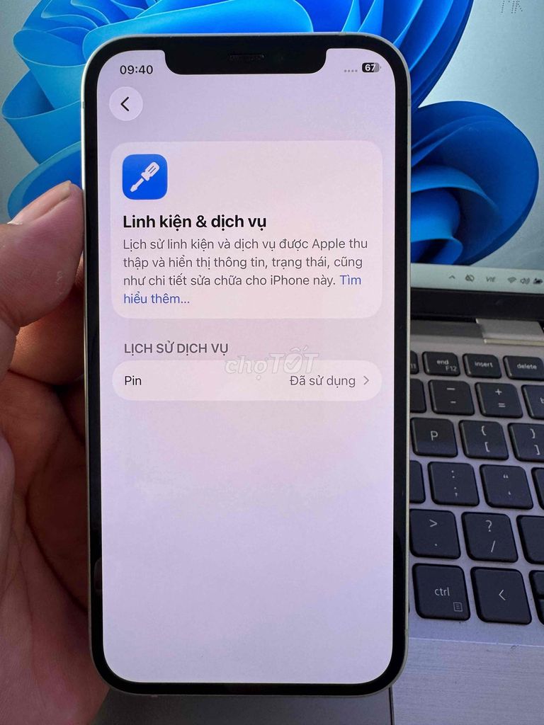 Apple iPhone 12 128GB Xanh Đã sử dụng. Mua bán Điện thoại tại Quận 6 Tp Hồ Chí Minh được đăng bởi QUỐC THIÊN BÁN GÓP 0 ĐỒNG  hình 1