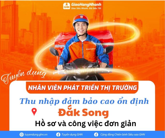 SHIPPER CTV 15.000đ/ĐƠN - ĐẮK SONG