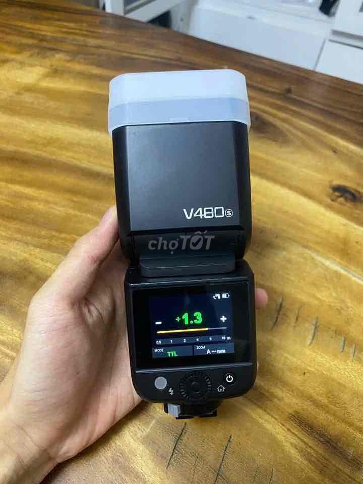 (Cho thuê) Đèn flash Godox V480 cho Canon. Mua bán Máy ảnh, Máy quay tại Huyện Nhơn Trạch Đồng Nai được đăng bởi Anh Thạch hình 1