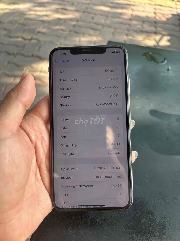 iPhone Xs Max 64GB Vàng Đã sử dụng. Mua bán Điện thoại tại Thành phố Bà Rịa Bà Rịa - Vũng Tàu được đăng bởi thanh lý hình 1
