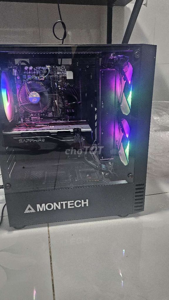Montech i5 6500 RX 580 8GB 8GB/500GB. Mua bán Máy tính để bàn tại Quận Cái Răng Cần Thơ được đăng bởi Van Hoang Quoc Anh hình 1