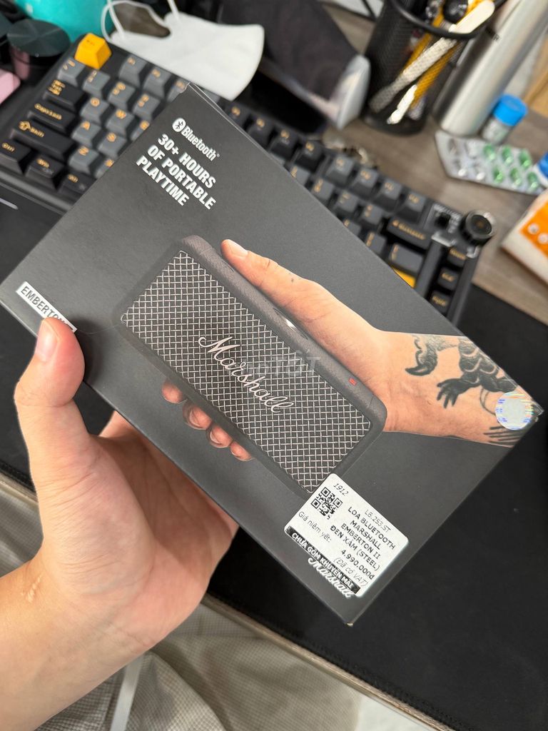 Loa Bluetooth Marshall Emberton 2 Đen. Mua bán Tivi, Âm thanh tại Quận Hà Đông Hà Nội được đăng bởi Sơn Nguyễn hình 1