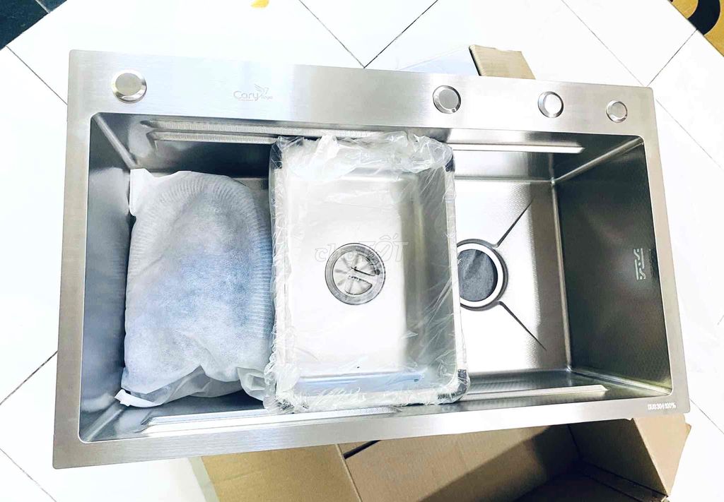 THANH LYA CHẬU RỬA CHÉN BÁT INOX304 DÀY