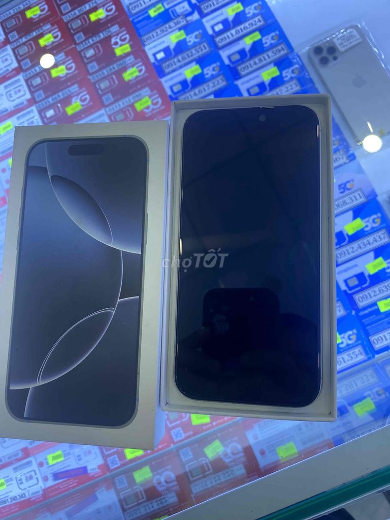 Apple iPhone 16 Pro Max 256GB bạc. Mua bán Điện thoại tại Huyện Bến Cầu Tây Ninh được đăng bởi Duy lâm hình 1