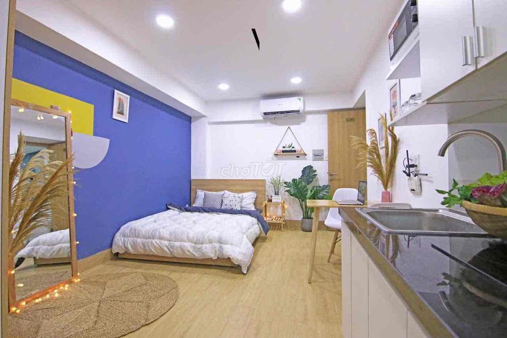 Chung Cư Mini Studio Cửa Sổ_Full NT_Thang Máy_Đối Diện Sân VĐ Phú Thọ