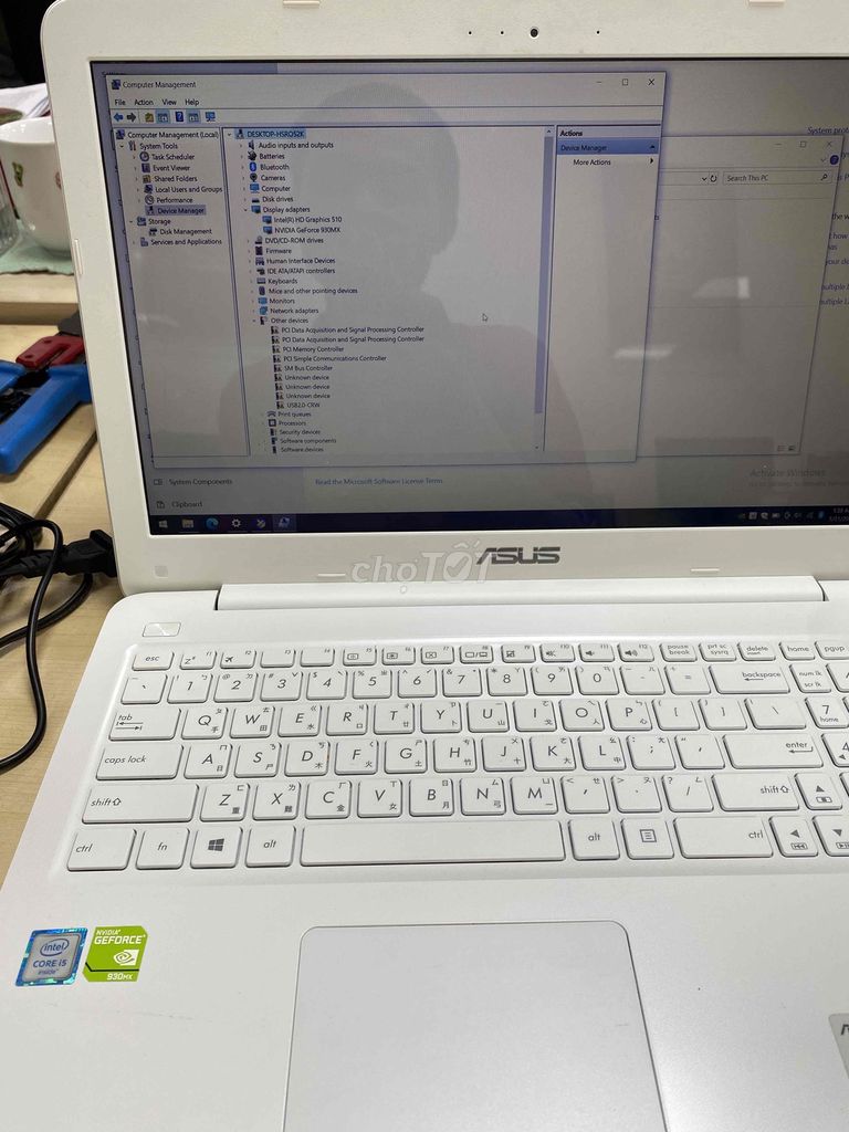 Laptop Asus X556U i5 6th, RAM 8GB, SSD 256GB trắng. Mua bán Laptop tại Thành phố Dĩ An Bình Dương được đăng bởi Sỹ Quang hình 1