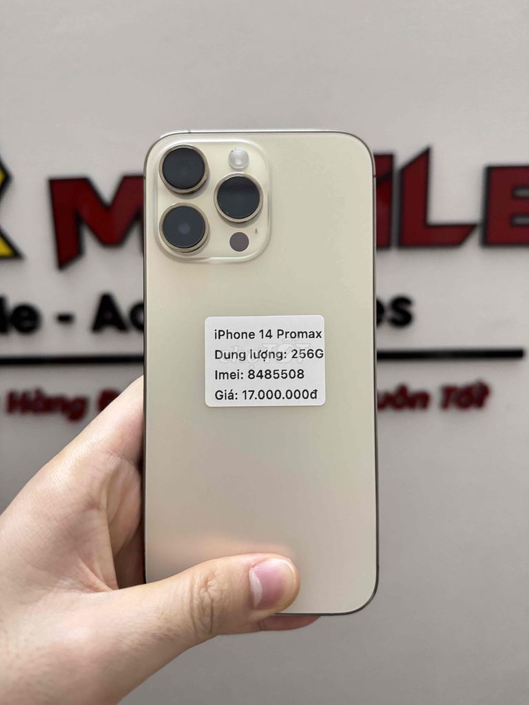 iPhone 14 Pro Max 256GB  vàng gold máy đẹp. Mua bán Điện thoại tại Thành phố Buôn Ma Thuột Đắk Lắk được đăng bởi Nguyễn Hoàng hình 1