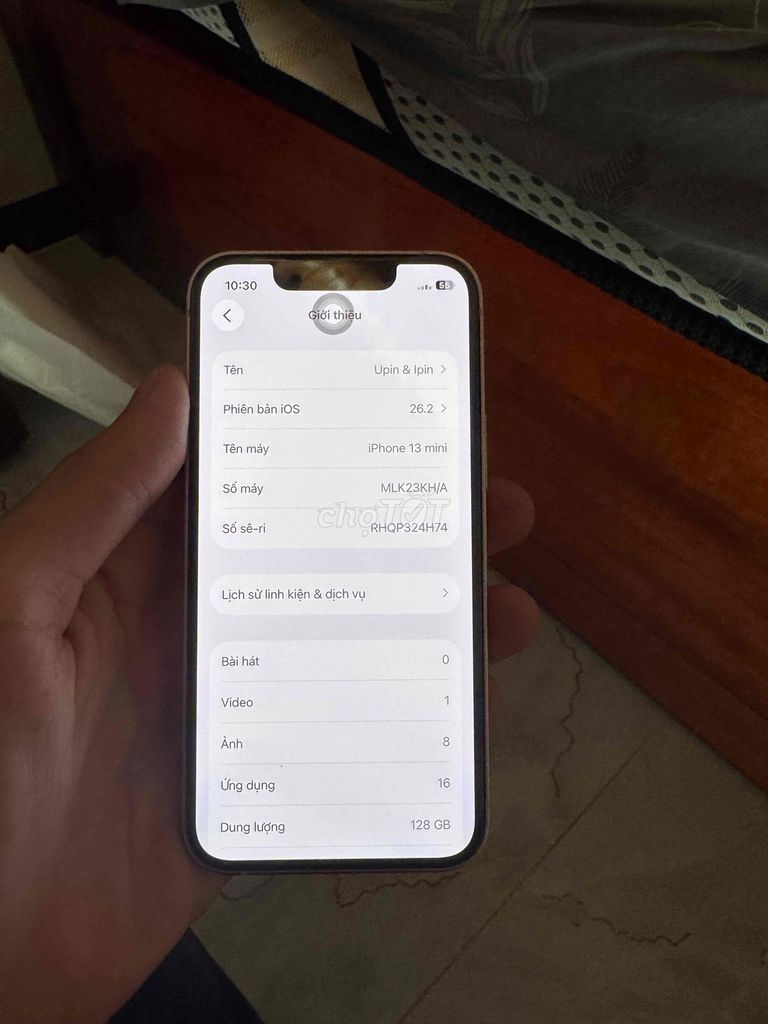 Apple iPhone 13 mini 128GB Hồng. Mua bán Điện thoại tại Thị xã Phước Long Bình Phước được đăng bởi Nguyễn khang hình 1