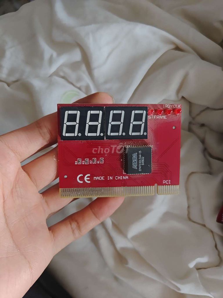 Card test mainboard MT02 Đỏ. Mua bán Linh kiện (RAM, Card...) tại Huyện Thanh Oai Hà Nội được đăng bởi Hải Tiến hình 1