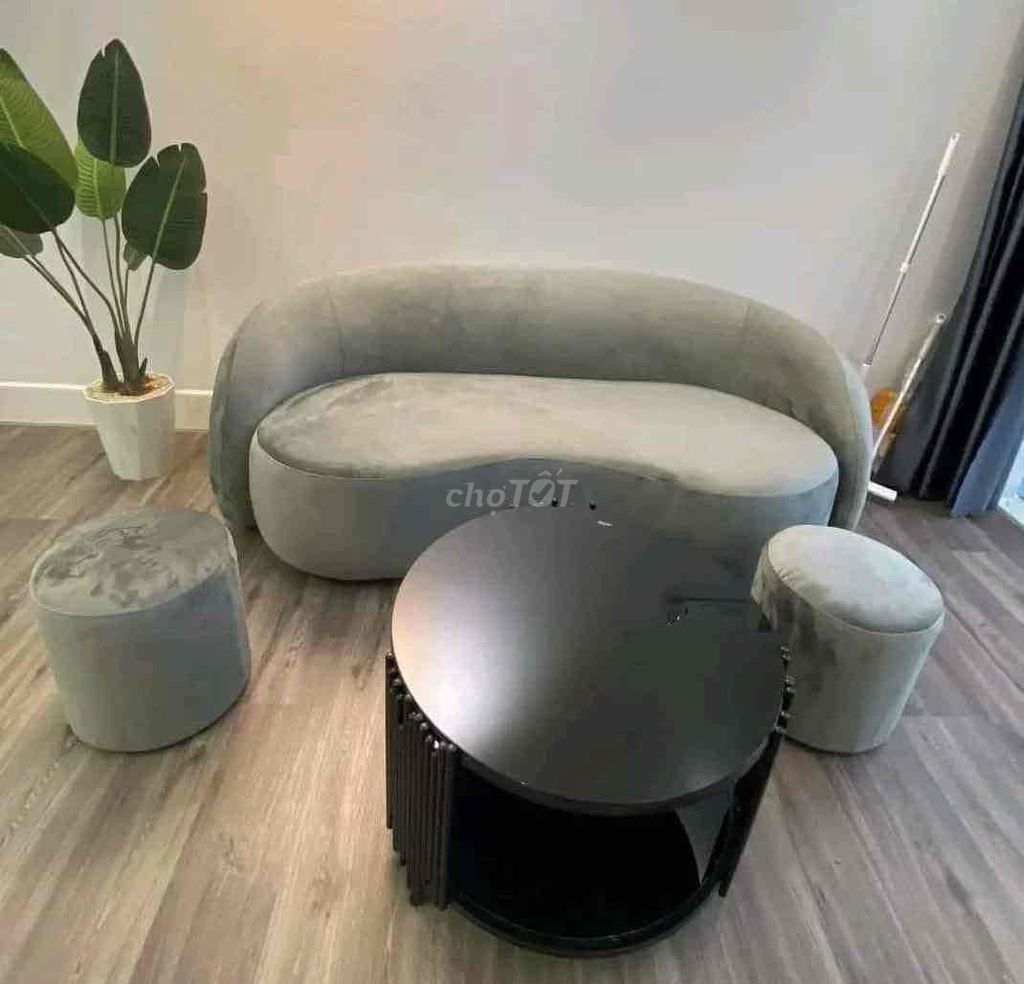 sofa cong derco trọn bộ bàn 8.500.000. Mua bán Bàn ghế tại Thành phố Thủ Dầu Một Bình Dương được đăng bởi SOFA SÀI GÒN hình 1