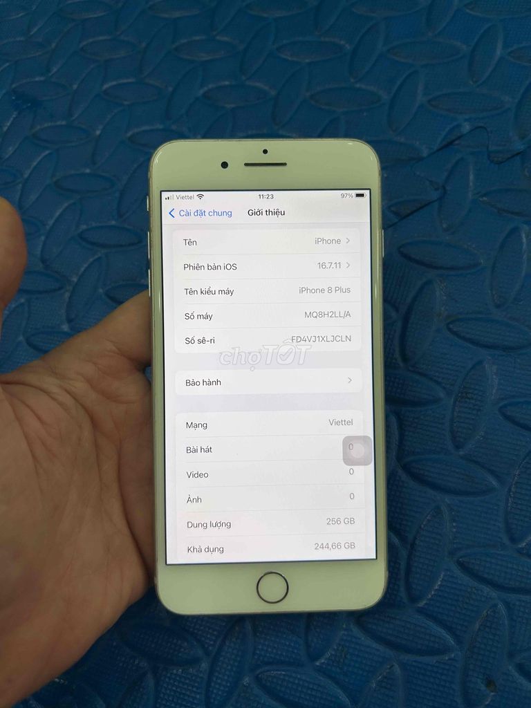 Bán Iphone 8Plus qt còn vân 256g zin pin 95. Mua bán Điện thoại tại Quận Hà Đông Hà Nội được đăng bởi Mạnh Mobile hình 1