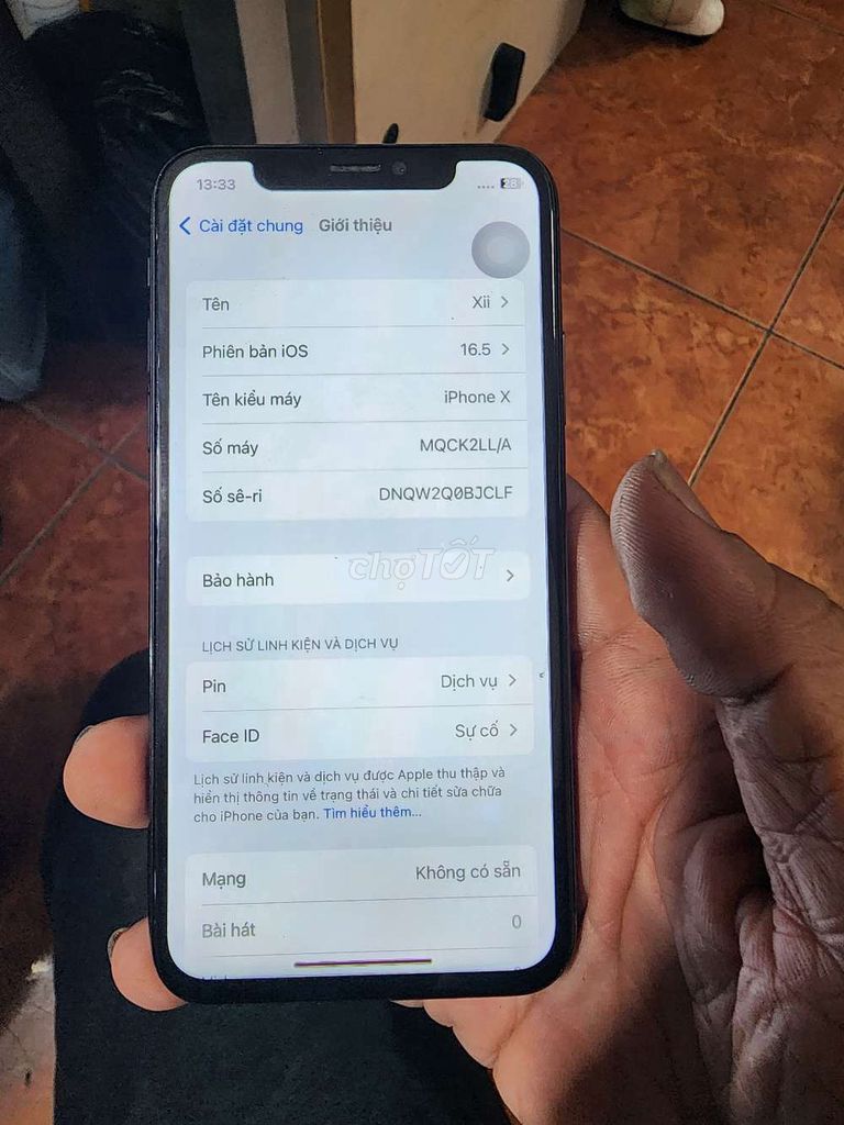 Apple iPhone X 64GB Đen. Mua bán Điện thoại tại Quận Bình Thạnh Tp Hồ Chí Minh được đăng bởi tùng  hình 1