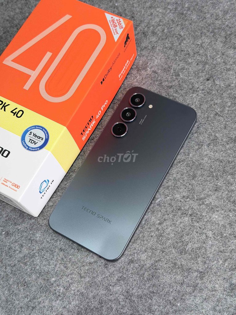 Tecno Spark 40 Pro 8/256GB - Fullbox 99%. Mua bán Điện thoại tại Quận Ninh Kiều Cần Thơ được đăng bởi Nguyên Mobile 65 hình 1