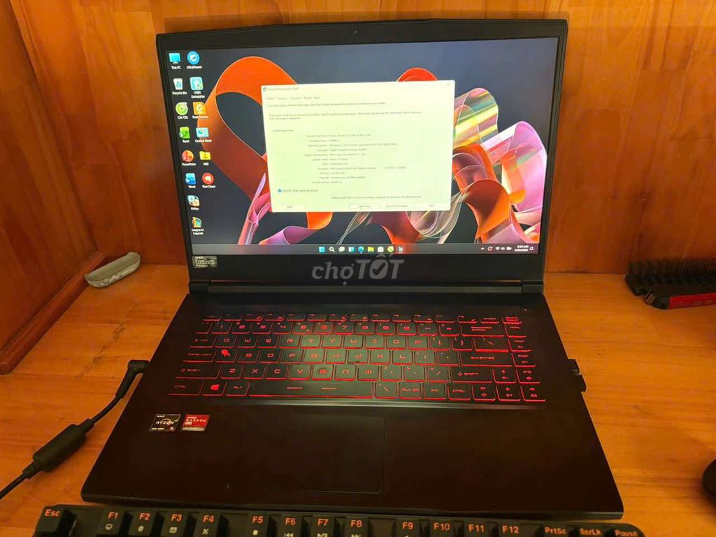 MSI Bravo 15 Ryzen 5 8GB/250GB. Mua bán Laptop tại Quận Gò Vấp Tp Hồ Chí Minh được đăng bởi Doan Xuan Son hình 1