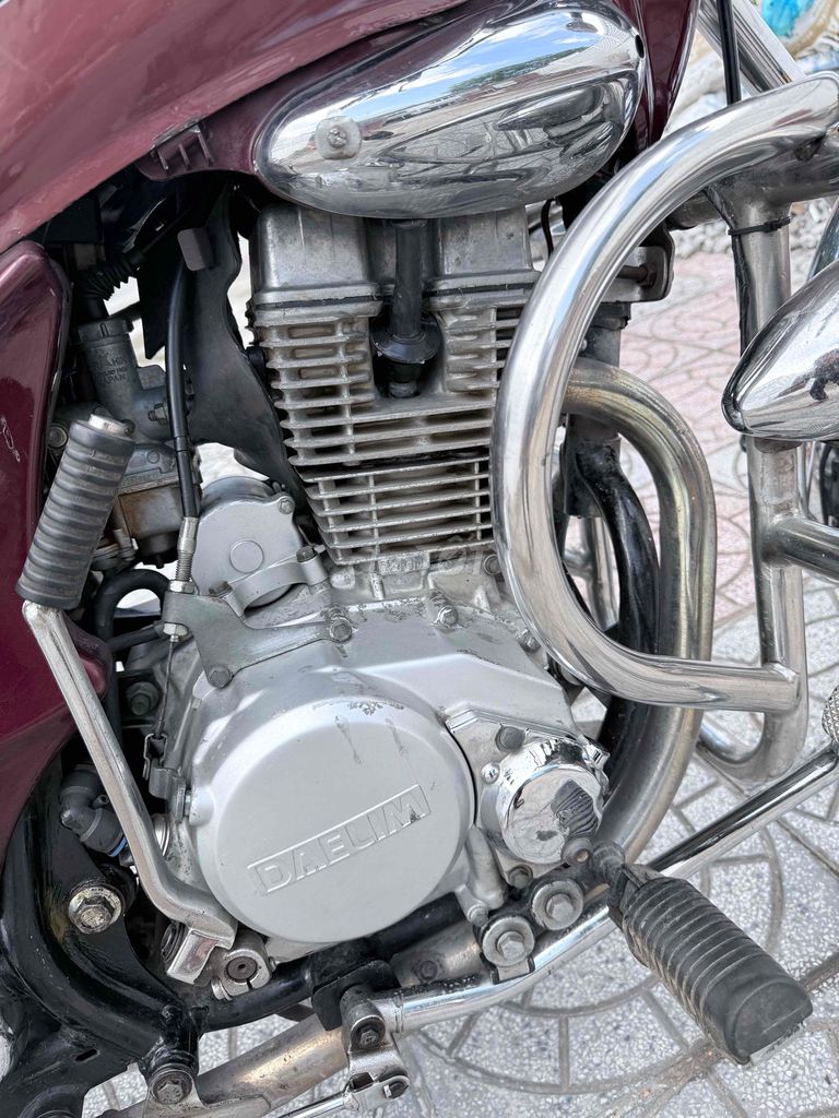 Daelim VS125cc Đỏ mận. Mua bán Xe máy tại Quận Ninh Kiều Cần Thơ được đăng bởi CHXM HƯNG 39  Bán Trả Góp hình 5