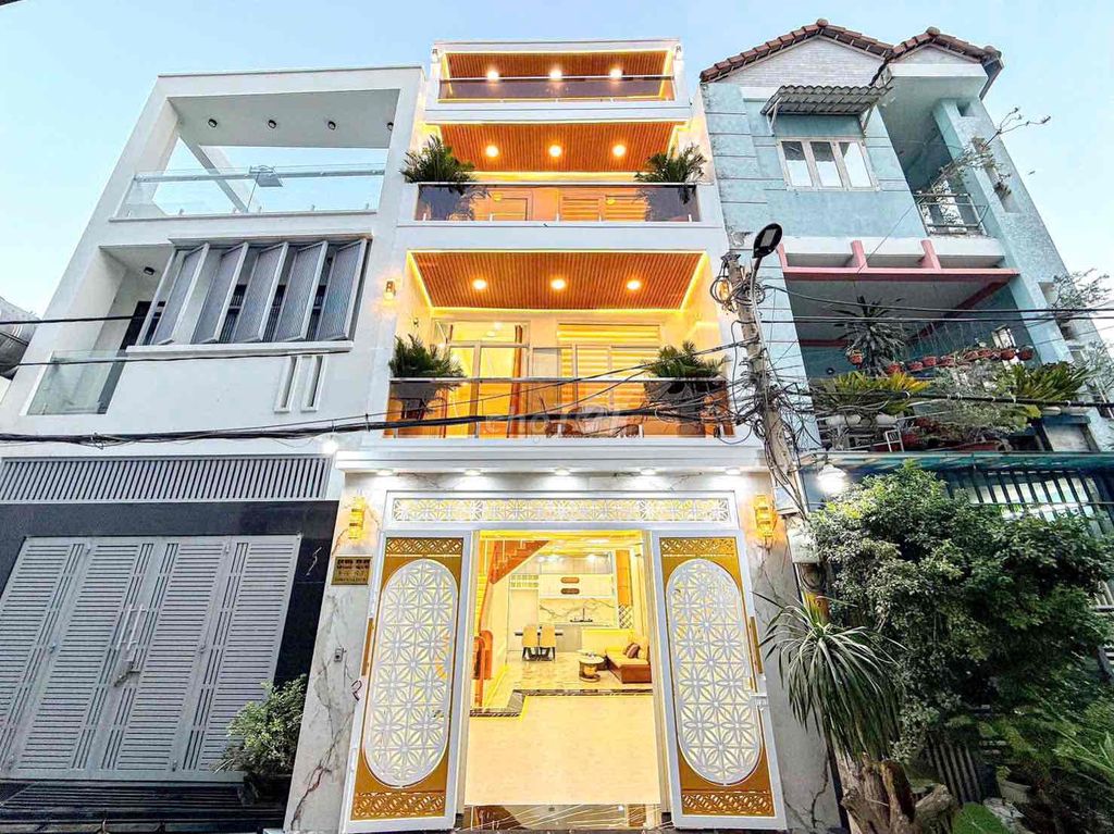 NHÀ PHỐ HIỆN ĐẠI VỪA HOÀN THIỆN HẺM XE HƠI 6M GÒ Ô MÔI QUẬN 07