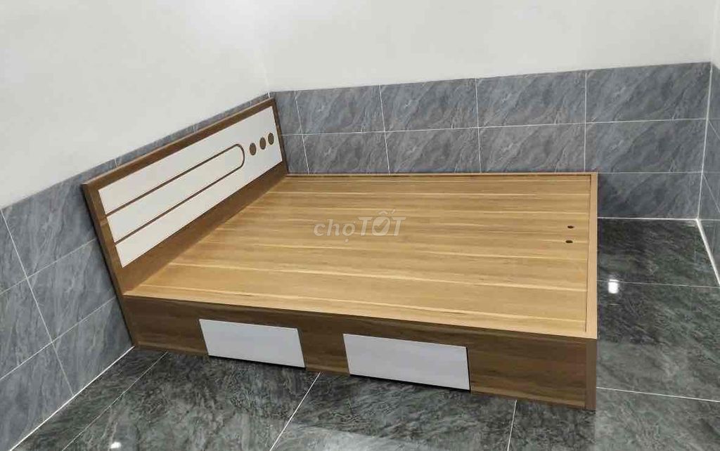 Giường ngủ 1m6x2m Hiện đại. Mua bán Giường, chăn ga gối nệm tại Quận Bình Tân Tp Hồ Chí Minh được đăng bởi Hong Le hình 1