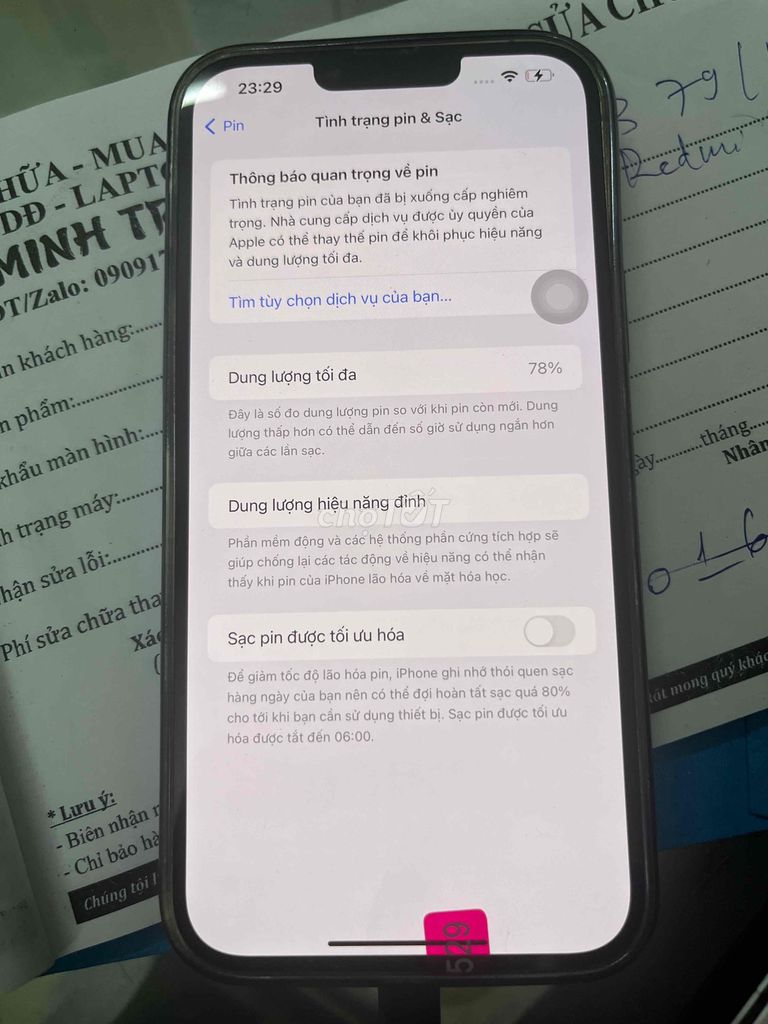 iPhone 13promax 512g. Mua bán Điện thoại tại Quận Bình Thạnh Tp Hồ Chí Minh được đăng bởi Ngọc Như Quang hình 2
