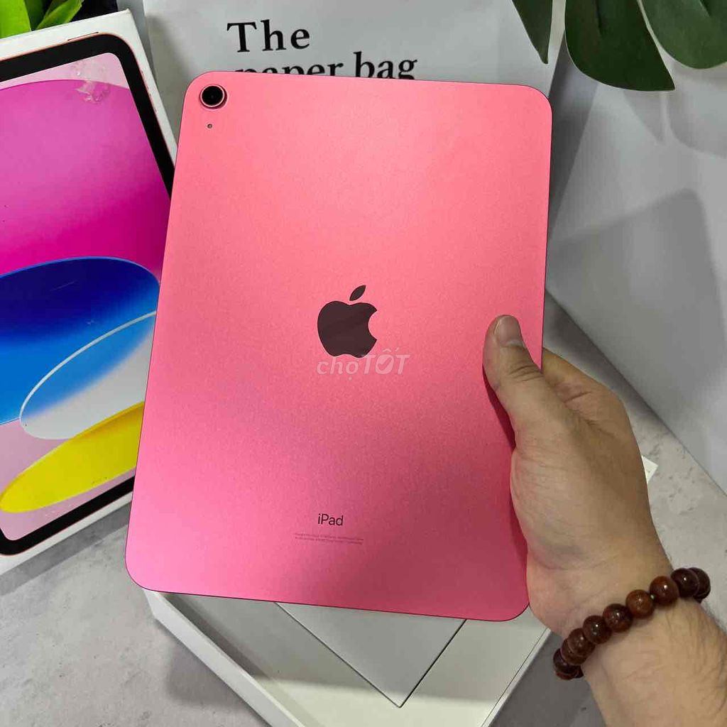 iPad Gen 10 Wifi 64Gb Hồng 99% Fullbox Bh 4/2025