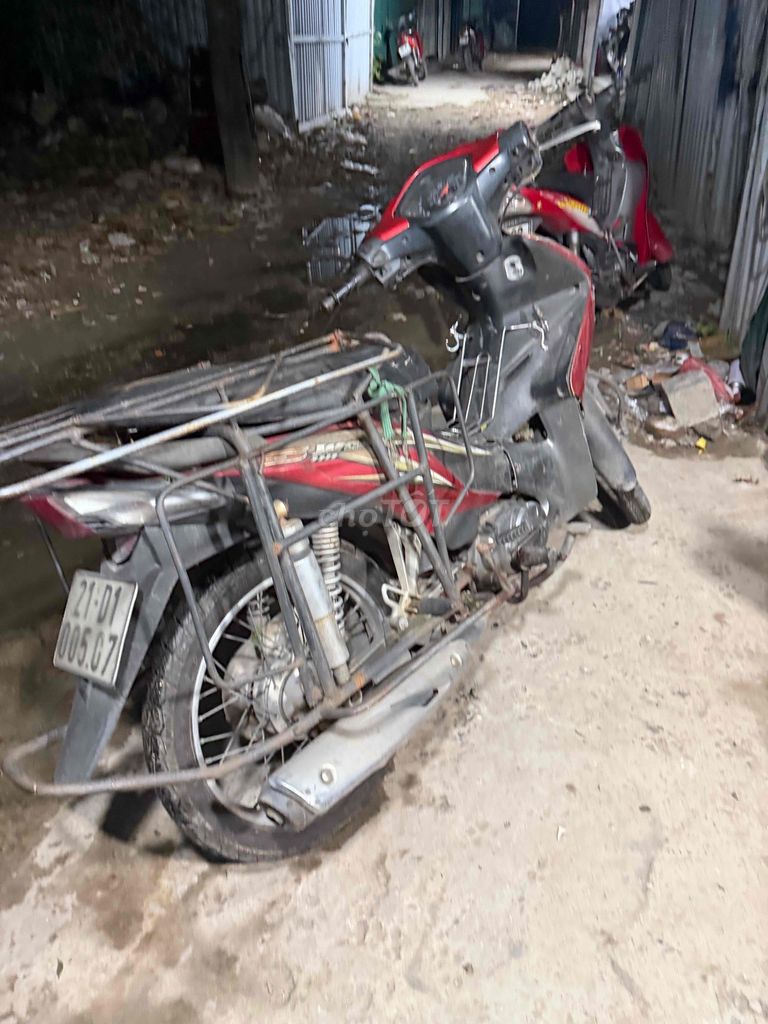 Honda Wave Красный Грузовой мотоцикл
