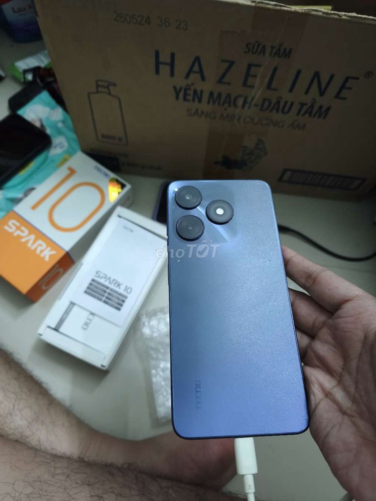 Tecno Spark 10 Xanh Đã qua sử dụng. Mua bán Điện thoại tại Quận 6 Tp Hồ Chí Minh được đăng bởi Hàn Lâm hình 1