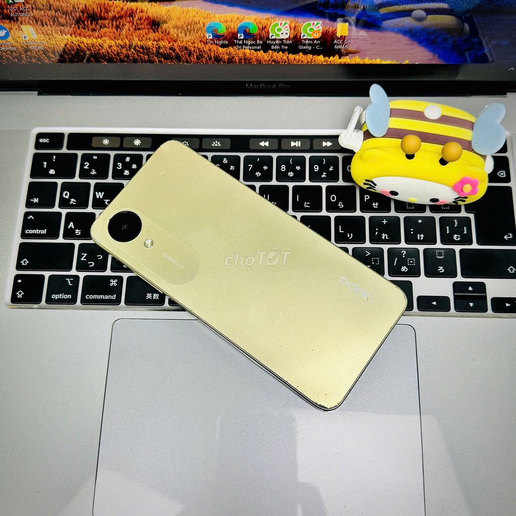 Oppo A17K 3+4/64GB Vàng 🔋 trâu 5000mAh BH 3 tháng. Mua bán Điện thoại tại Thành phố Bến Tre Bến Tre được đăng bởi TN Store hình 1