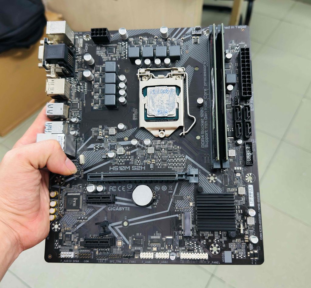 Main Gigabyte H510M S2H, i5 10400F, Ram 16GB/2666. Mua bán Linh kiện (RAM, Card...) tại Quận 12 Tp Hồ Chí Minh được đăng bởi Anh Tuan hình 1