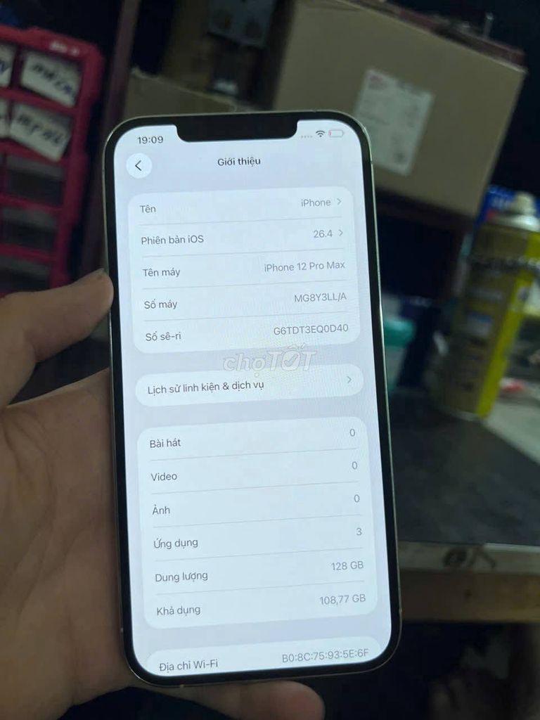 Apple iPhone 12 Pro Max 128GB Trắng. Mua bán Điện thoại tại Thành phố Thủ Đức Tp Hồ Chí Minh được đăng bởi Hội Đồ Điện Tử hình 1