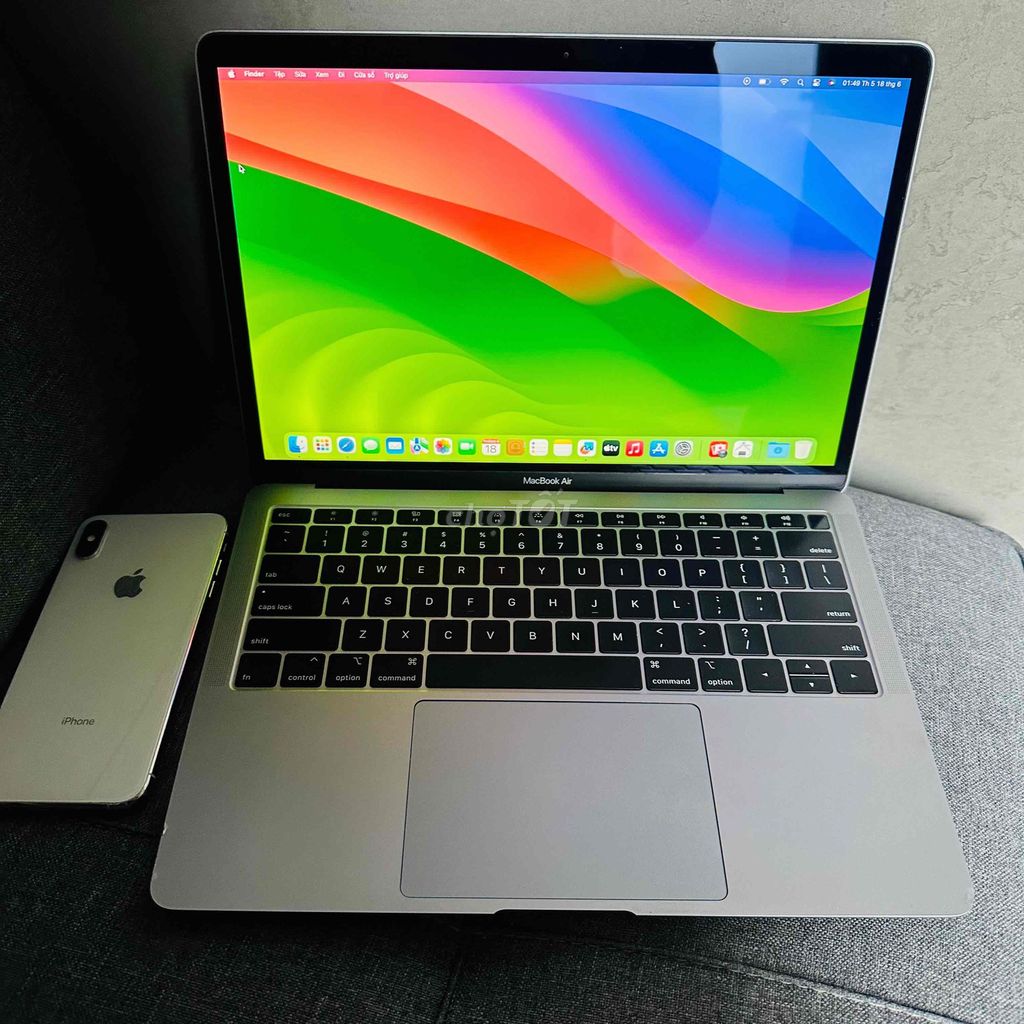 Apple MacBook Air 2018 Xám 2K Retina. Mua bán Laptop tại Quận Hải Châu Đà Nẵng được đăng bởi Phi Nhật hình 1