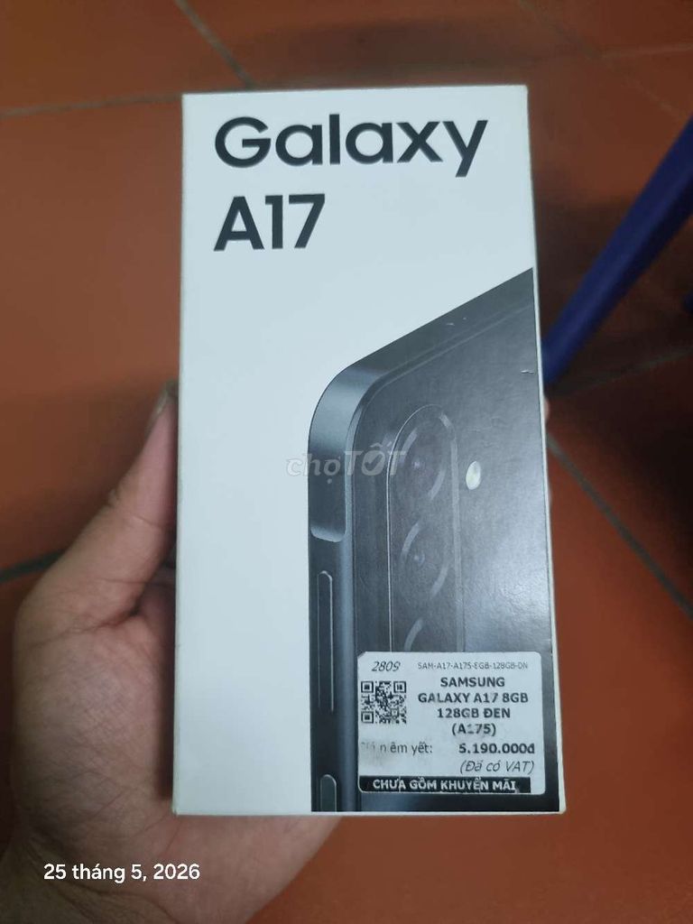 Samsung Galaxy A17 8GB/128GB Đen Mới. Mua bán Điện thoại tại Huyện Đông Anh Hà Nội được đăng bởi Linh hình 1