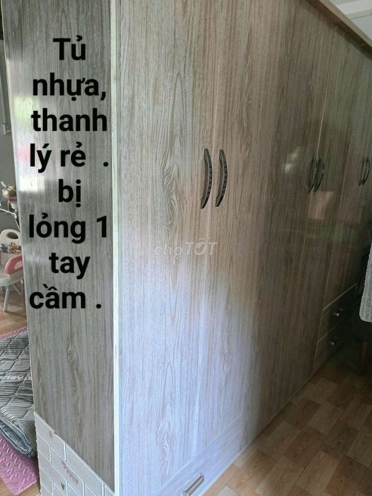 Tủ quần áo nhựa vân gỗ 1.8x2m đã dùng. Mua bán Tủ, kệ gia đình tại Thành phố Long Xuyên An Giang được đăng bởi Trương Công Danh hình 1