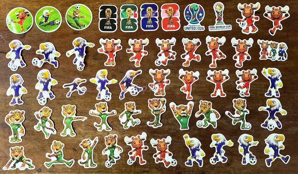 Miếng dán FIFA World Cup 2026 50 miếng. Mua bán Sở thích khác tại Quận Phú Nhuận Tp Hồ Chí Minh được đăng bởi Phiêu Diêu hình 1