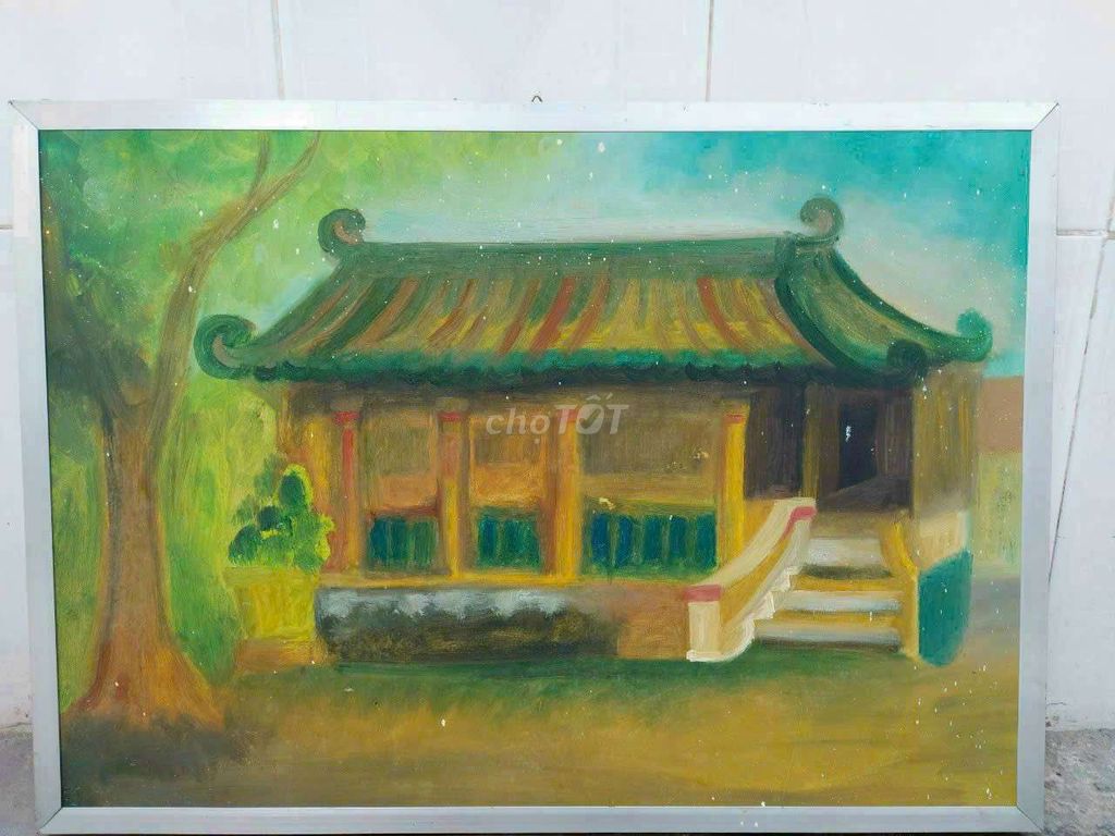 tranh sơn dầu xưa 50cm X 70cm