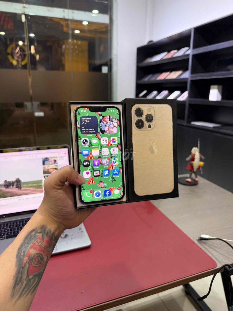 Apple iPhone 13 Pro 128GB Vàng Đã sử dụng. Mua bán Điện thoại tại Quận Đống Đa Hà Nội được đăng bởi KT Hà Nội Mobile hình 1