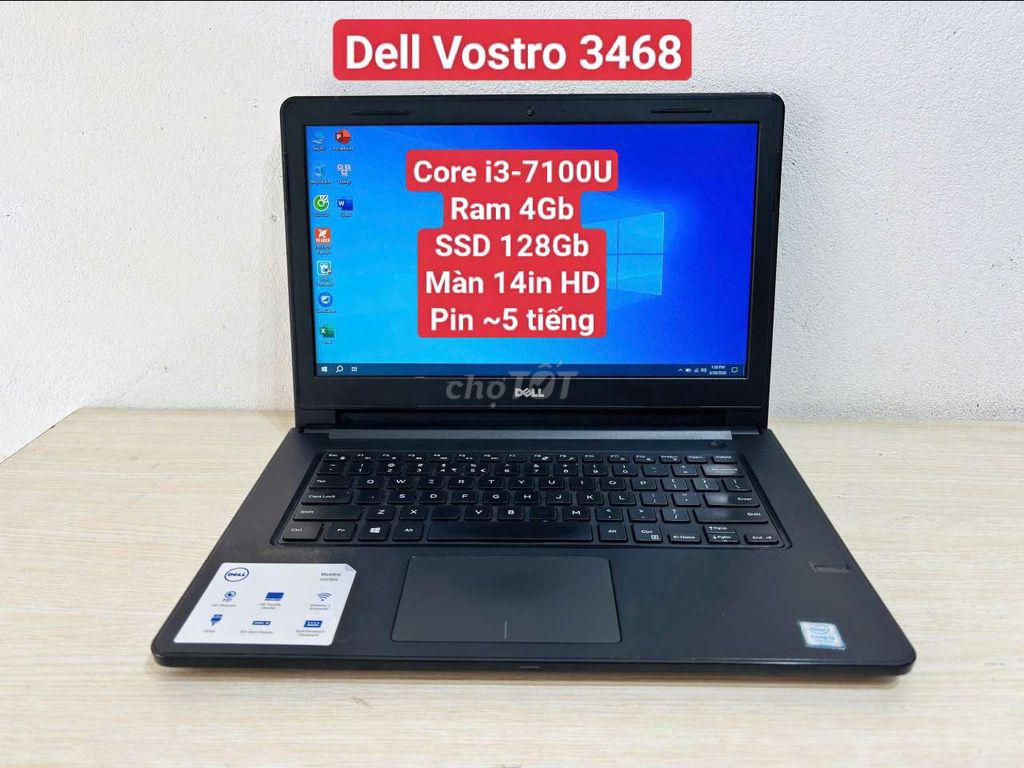 Dell Vostro  i3gen7 4GB/128GB văn phòng ngon rẻ. Mua bán Laptop tại Quận Ninh Kiều Cần Thơ được đăng bởi Laptop Linh Kiện PC Nhật Mỹ CT hình 1