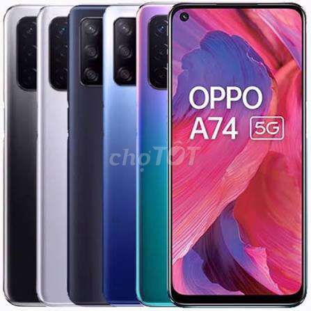 OPPO A74 5G 128GB 8GB Xanh Like New. Mua bán Điện thoại tại Quận Long Biên Hà Nội được đăng bởi XCMOBILE hình 1