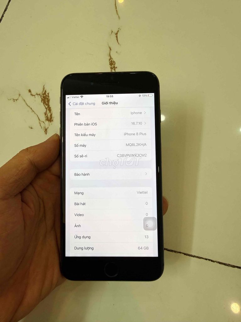 Bán Iphone 8Plus quốc tế còn vân zin xấu. Mua bán Điện thoại tại Quận Hà Đông Hà Nội được đăng bởi Mạnh Mobile hình 1