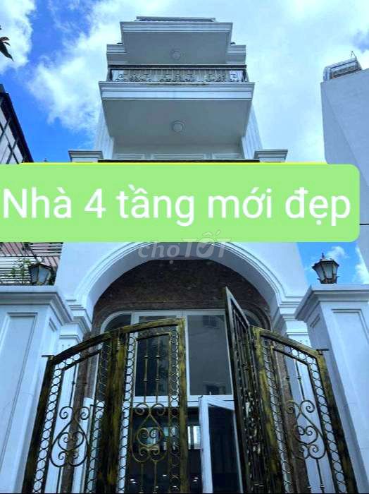 Bán nhà mới 4 tầng 74m2 (4x19m) Phan Văn Hớn, Tân Thới Nhất, Quận 12