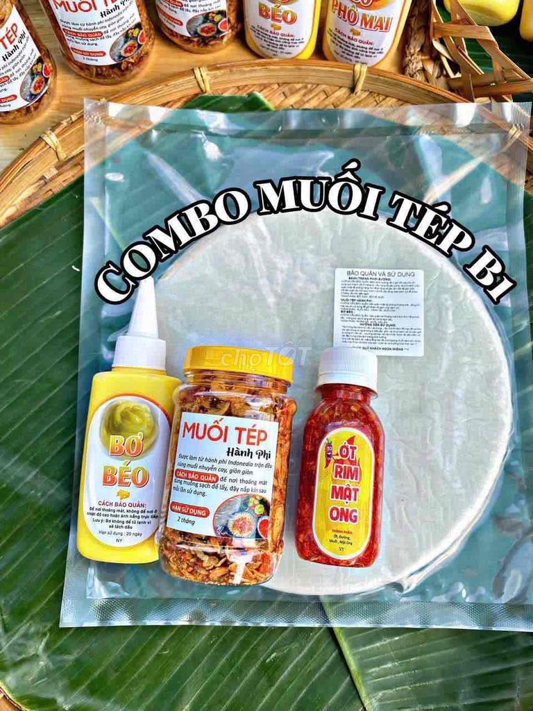 Bánh tráng trộn Muối tép bơ béo Combo. Mua bán Đồ ăn, thực phẩm và các loại khác tại Quận Tân Phú Tp Hồ Chí Minh được đăng bởi Nguyễn Thiện Khang hình 1