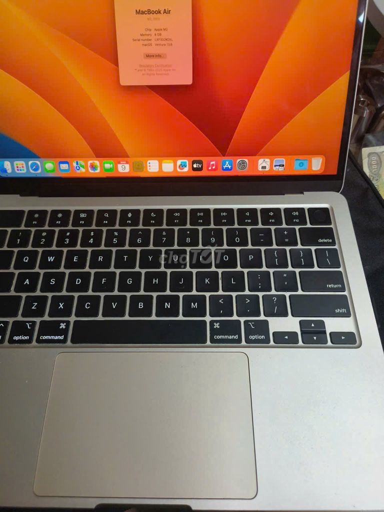 MacBook Air M2 2022 8GB – máy đẹp – pin 89% – zin. Mua bán Laptop tại Quận 6 Tp Hồ Chí Minh được đăng bởi khải hình 1