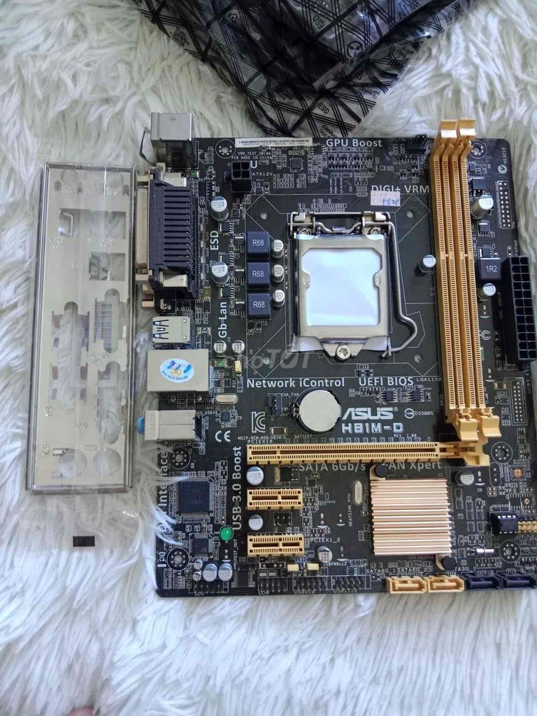 Bo mạch chủ ASUS H81M-D Đen. Mua bán Linh kiện (RAM, Card...) tại Thị xã La Gi Bình Thuận được đăng bởi hoàng anh hình 1
