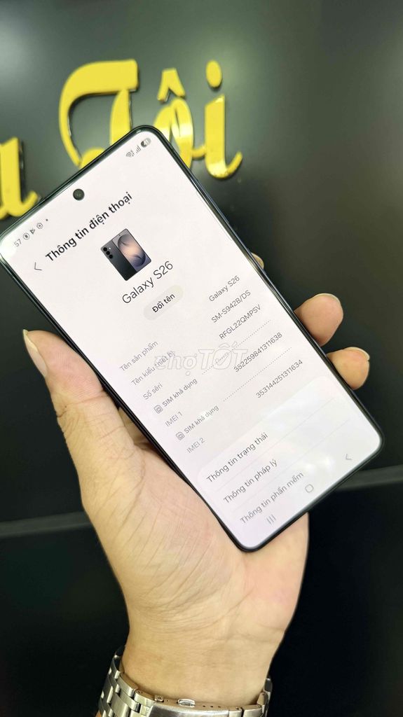 Samsung Galaxy S26 256GB Xám. Mua bán Điện thoại tại Quận Bình Thạnh Tp Hồ Chí Minh được đăng bởi Phan Luận hình 1