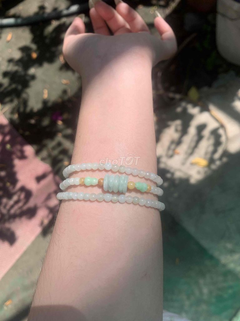 Vòng ngọc Phỉ Thuý type A. Mua bán Phụ kiện thời trang khác tại Huyện Hòa Thành Tây Ninh được đăng bởi ngọc như hình 1